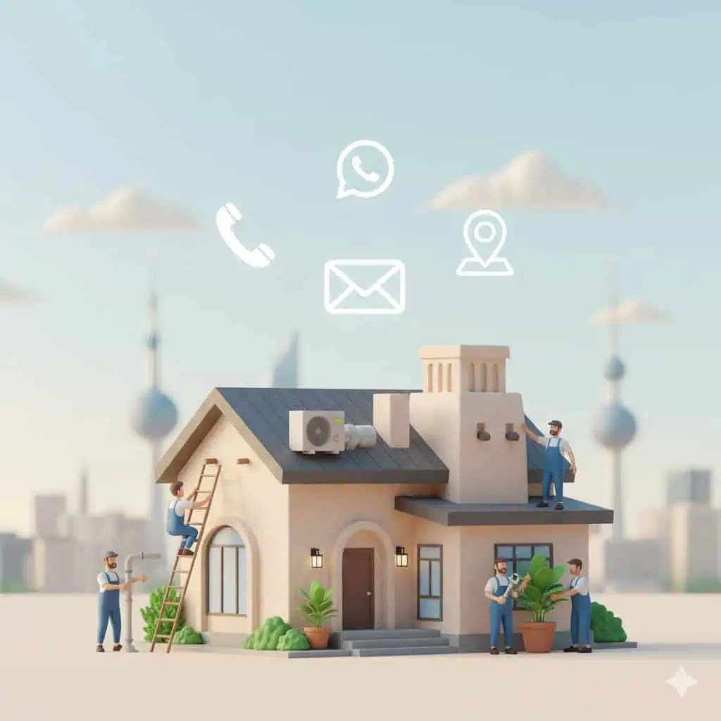 اتصل بنا Quick Fix Kuwait لخدمات الصيانة المنزلية 24 ساعة