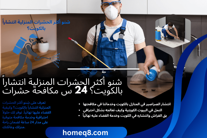 خبير شنو أكثر الحشرات المنزلية انتشاراً بالكويت؟