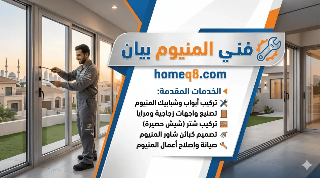 فني المنيوم بيان خدمة فني المنيوم بيان