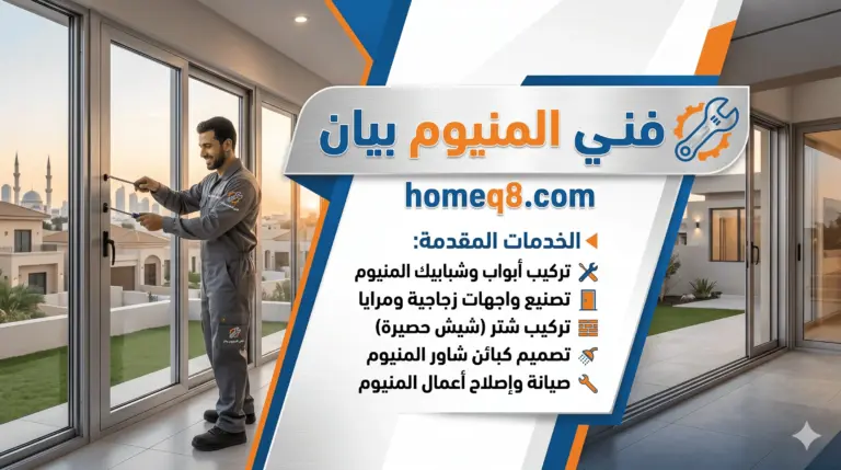 خدمة فني المنيوم بيان