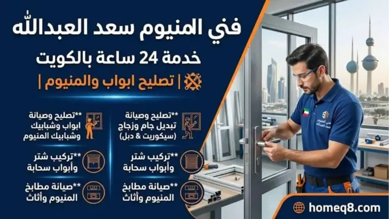 خدمة فني المنيوم سعد العبدالله
