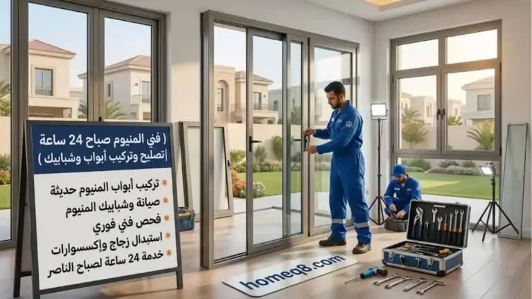 خدمة فني المنيوم صباح الناصر