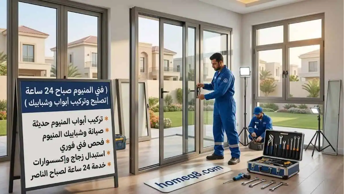خدمة فني المنيوم صباح الناصر