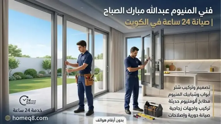 خدمة فني المنيوم عبد الله مبارك الصباح